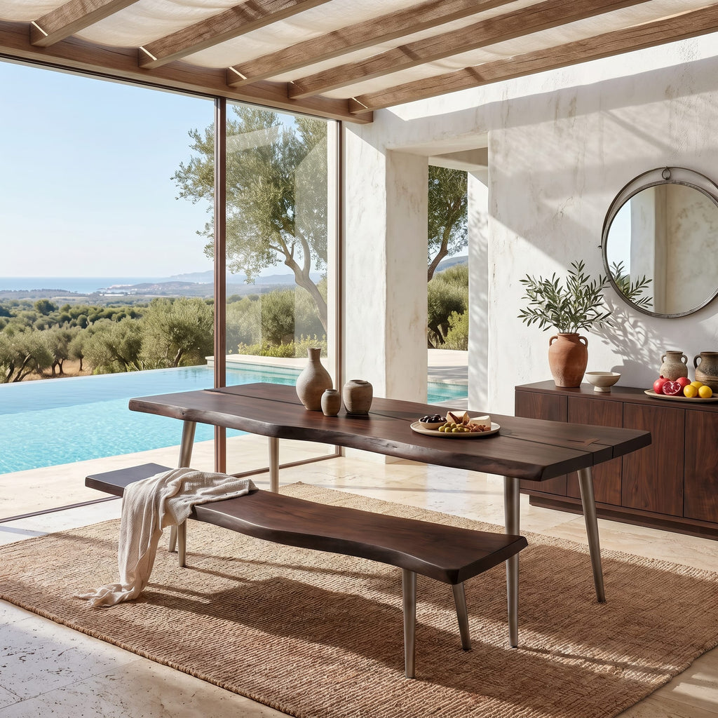 Trestle Solid Dining Table