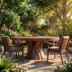 Organic Round Dining Table