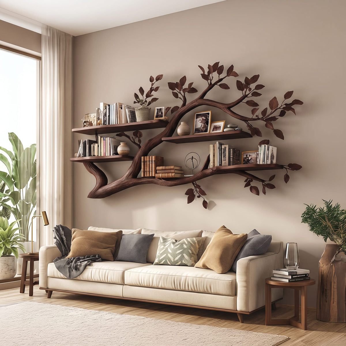 Floating Solid Bookshelf