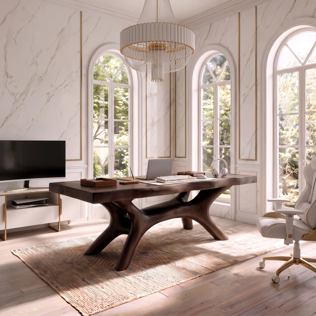 Arched Sculptural Desk, view 4