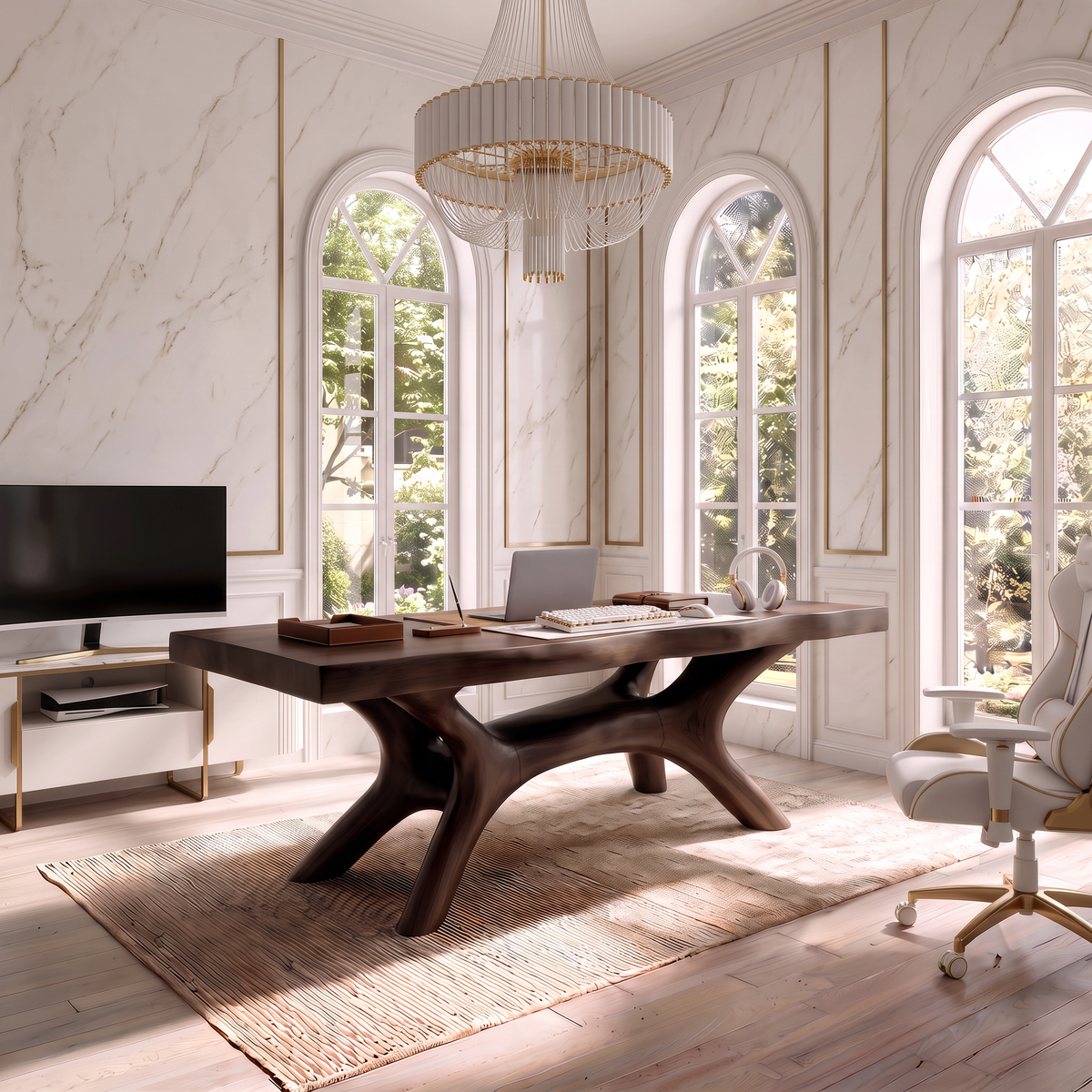 Arched Sculptural Desk, view 4