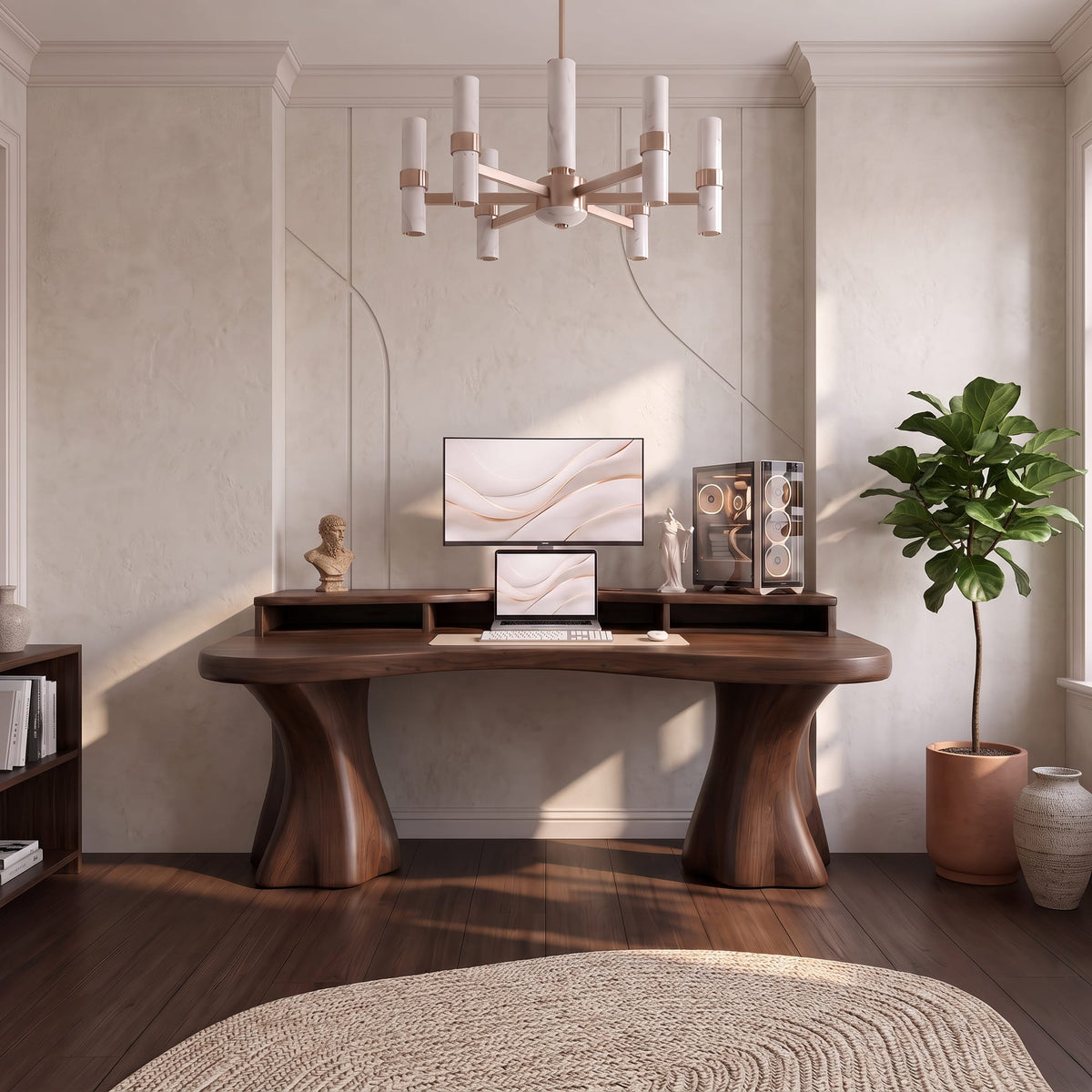 Solid Trunk Desk
