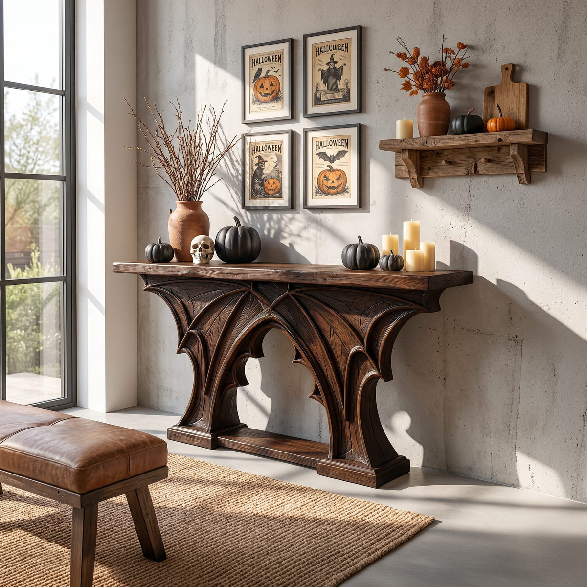 Bat Wing Console Table