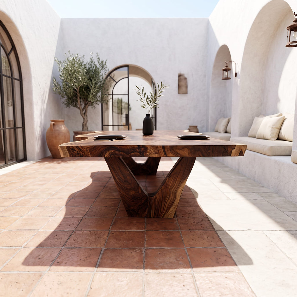 Sculptural Open Dining Table
