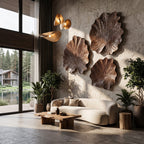 Sculptural Leaf Wall Art