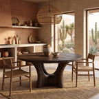 Curved Contemporary Dining Table