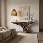 Solid Teak Console Table