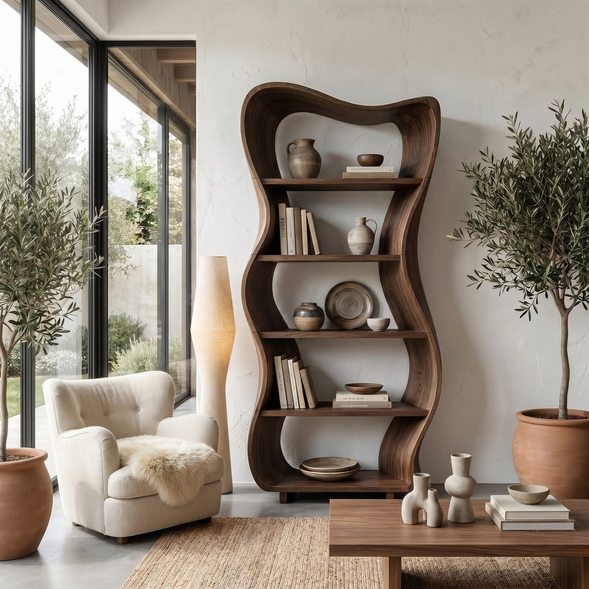 Sculptural Reading Tree Bookshelf