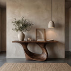 Curved Structure Modern Console Table