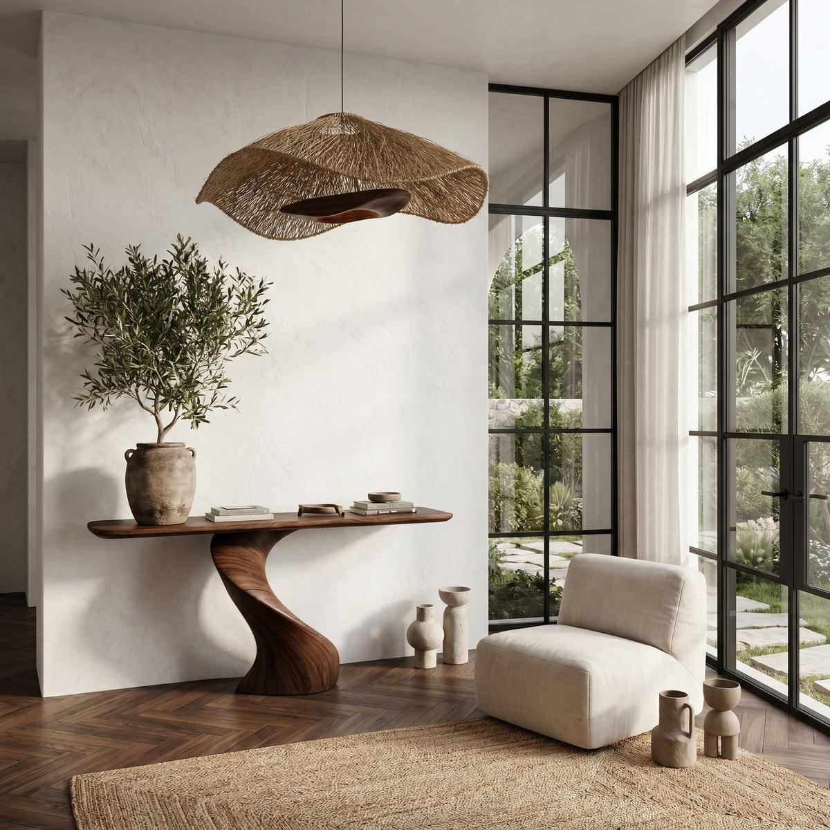 Twisted Sofa Console Table