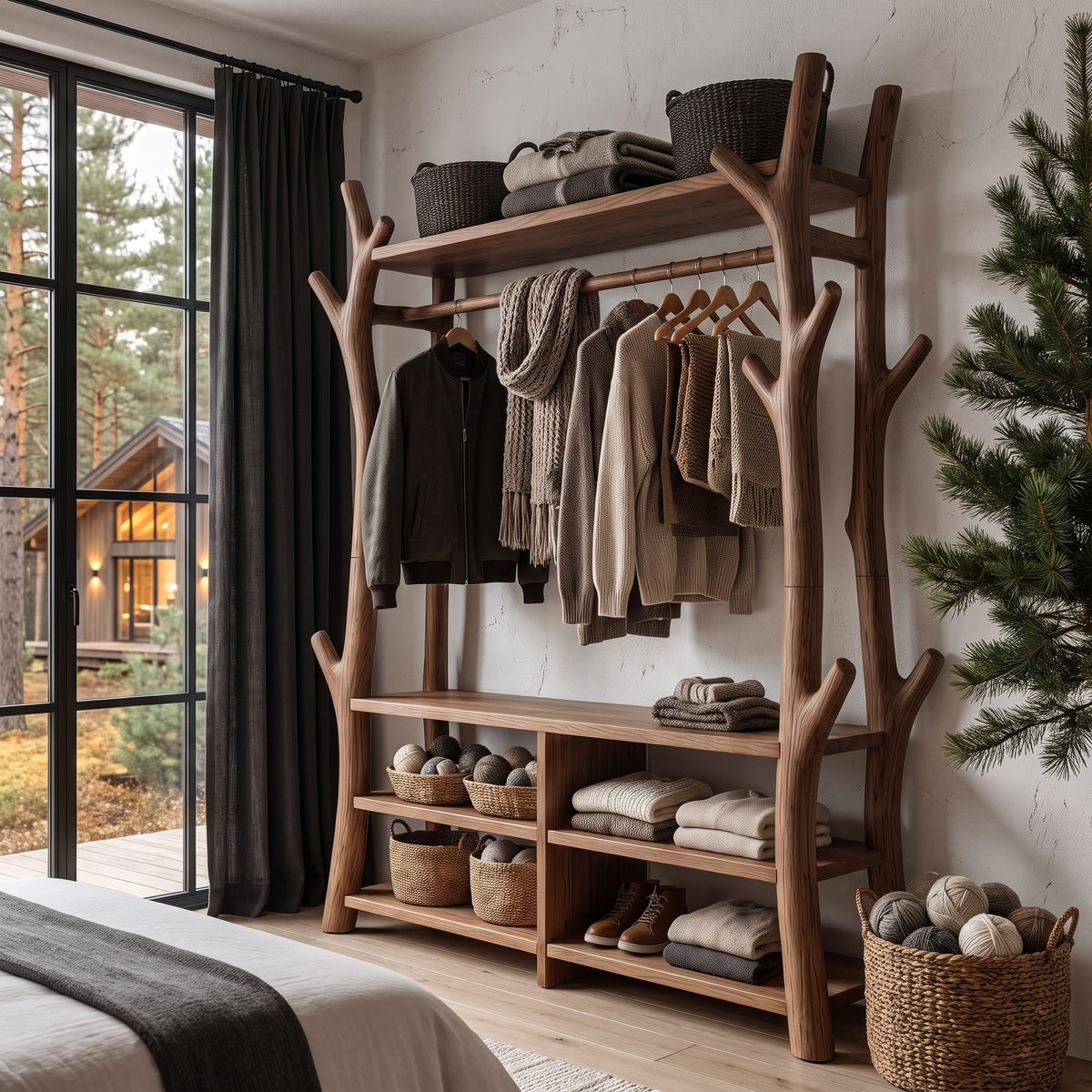 Coat Storage Bench