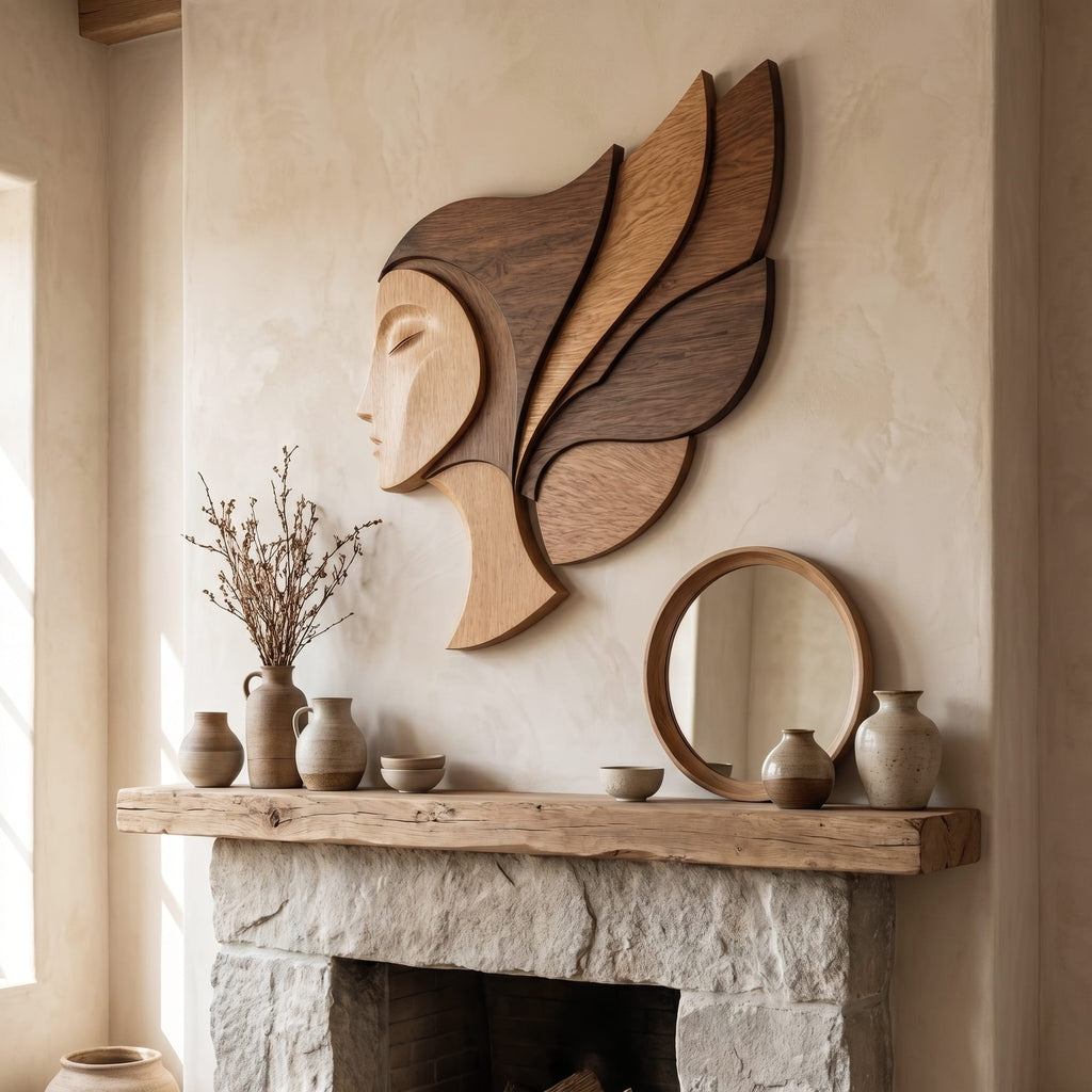Abstract Woman Wall Art