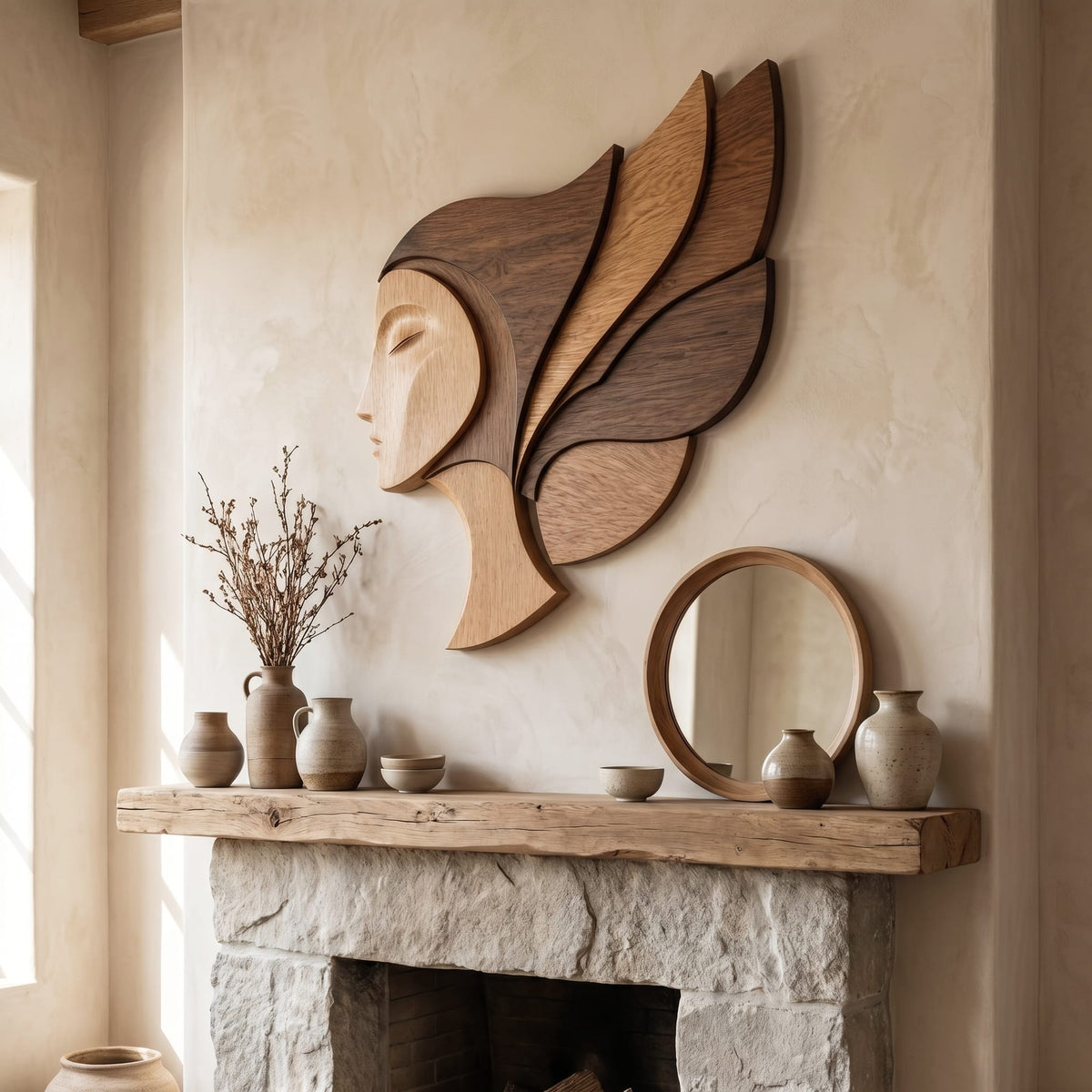 Abstract Woman Wall Art