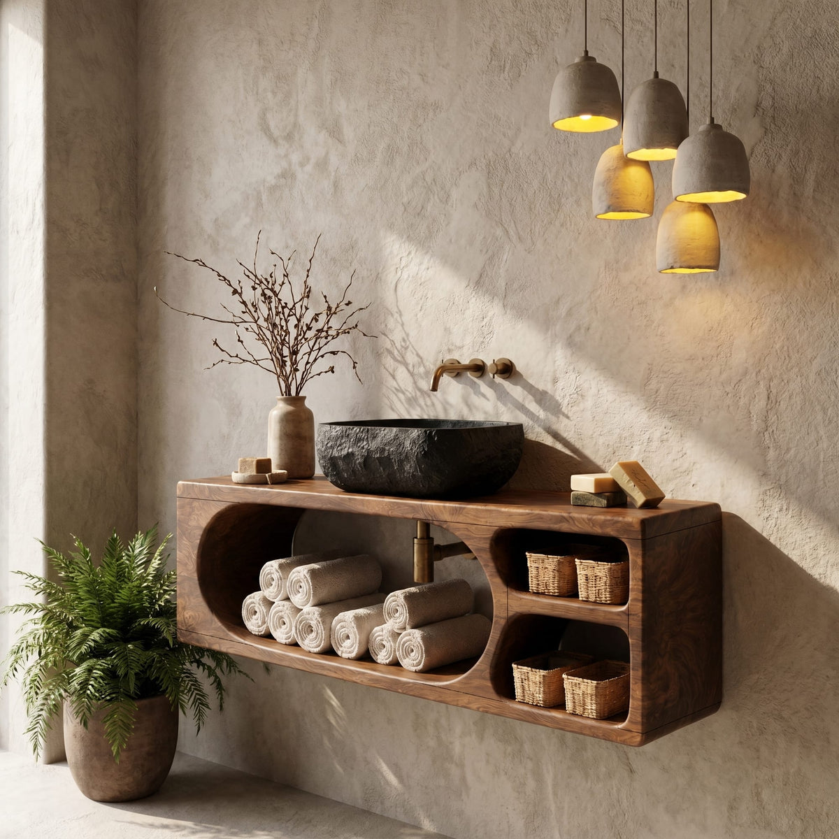 Built-in Storage Vanity