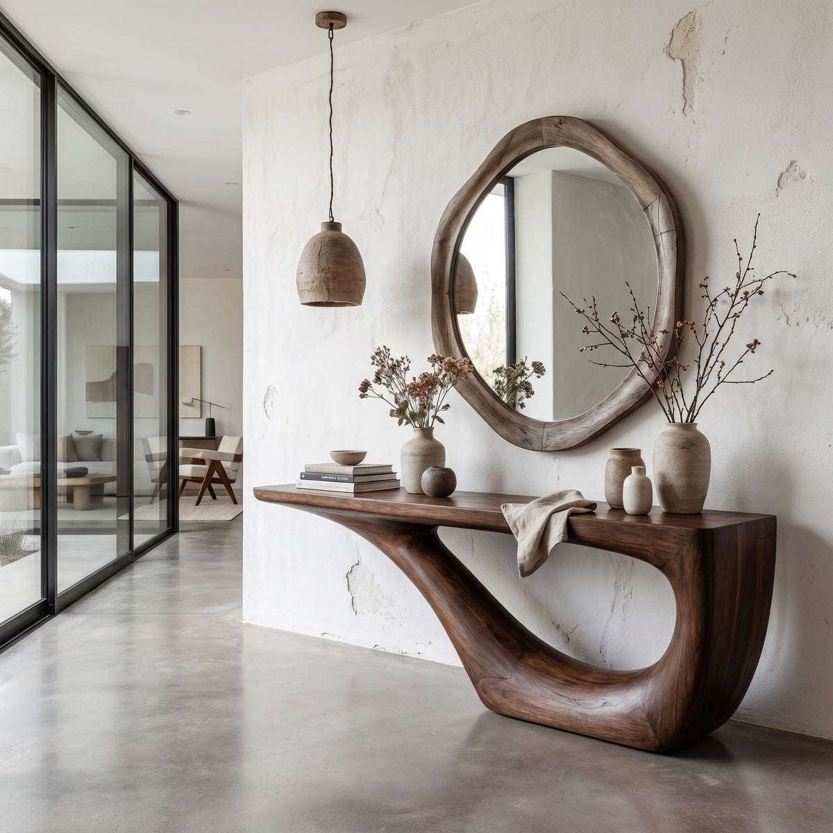 Open Frame Console Table