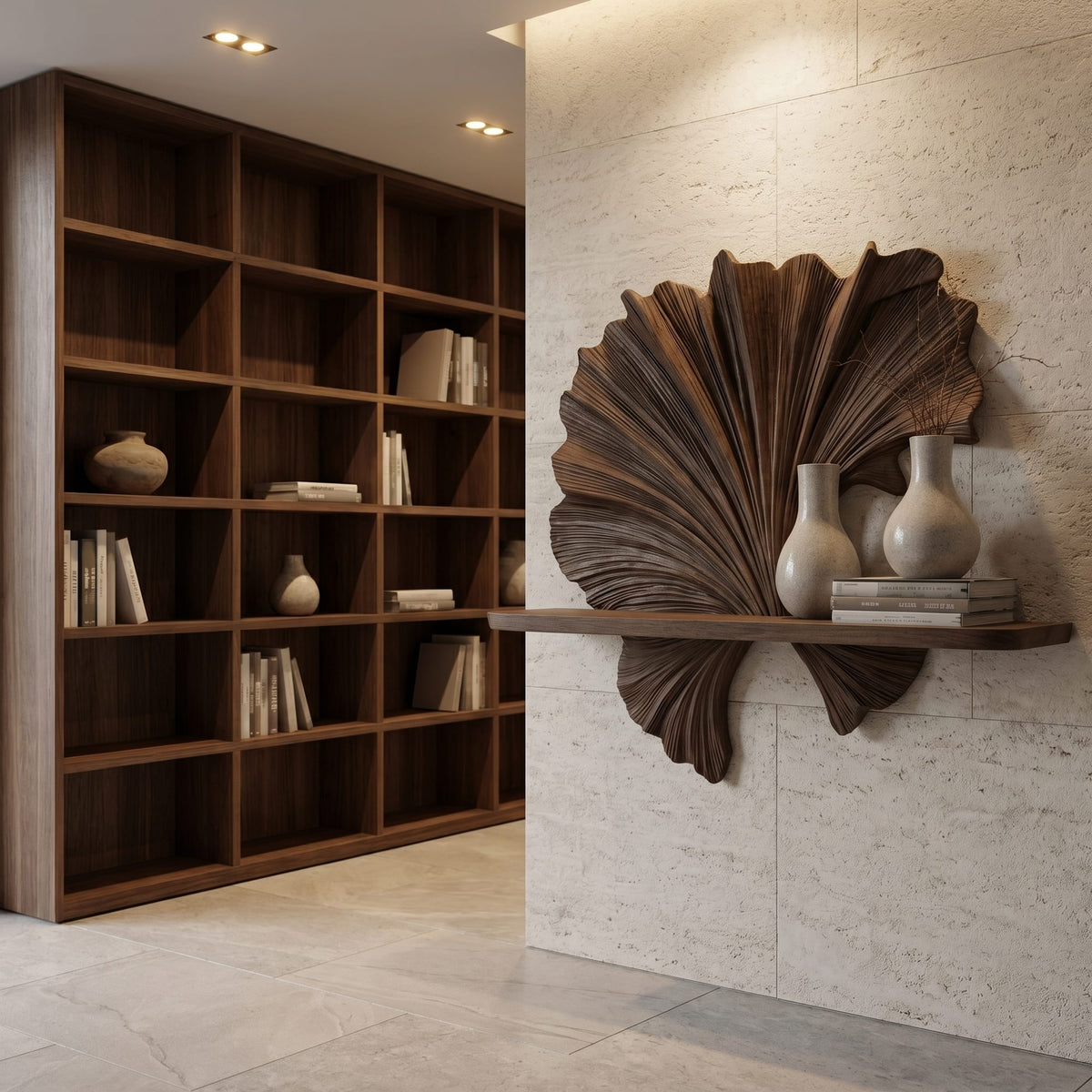 Shape Floating Solid Wall Shelf