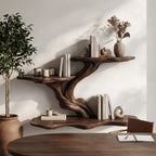 Sculptural Organic Floating Shelf