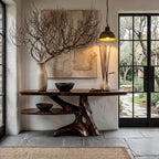Root Live Edge Console Table