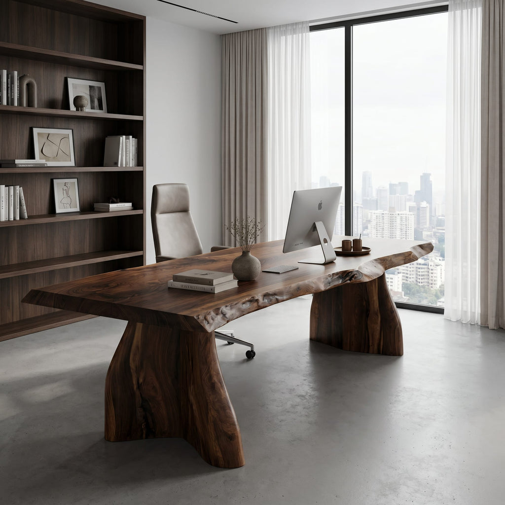 Live Edge Sculptural Desk