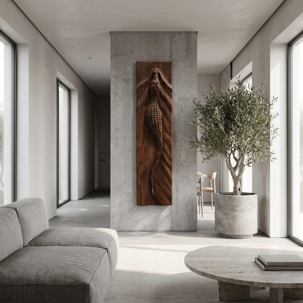 Sculptural Relief Wall Art