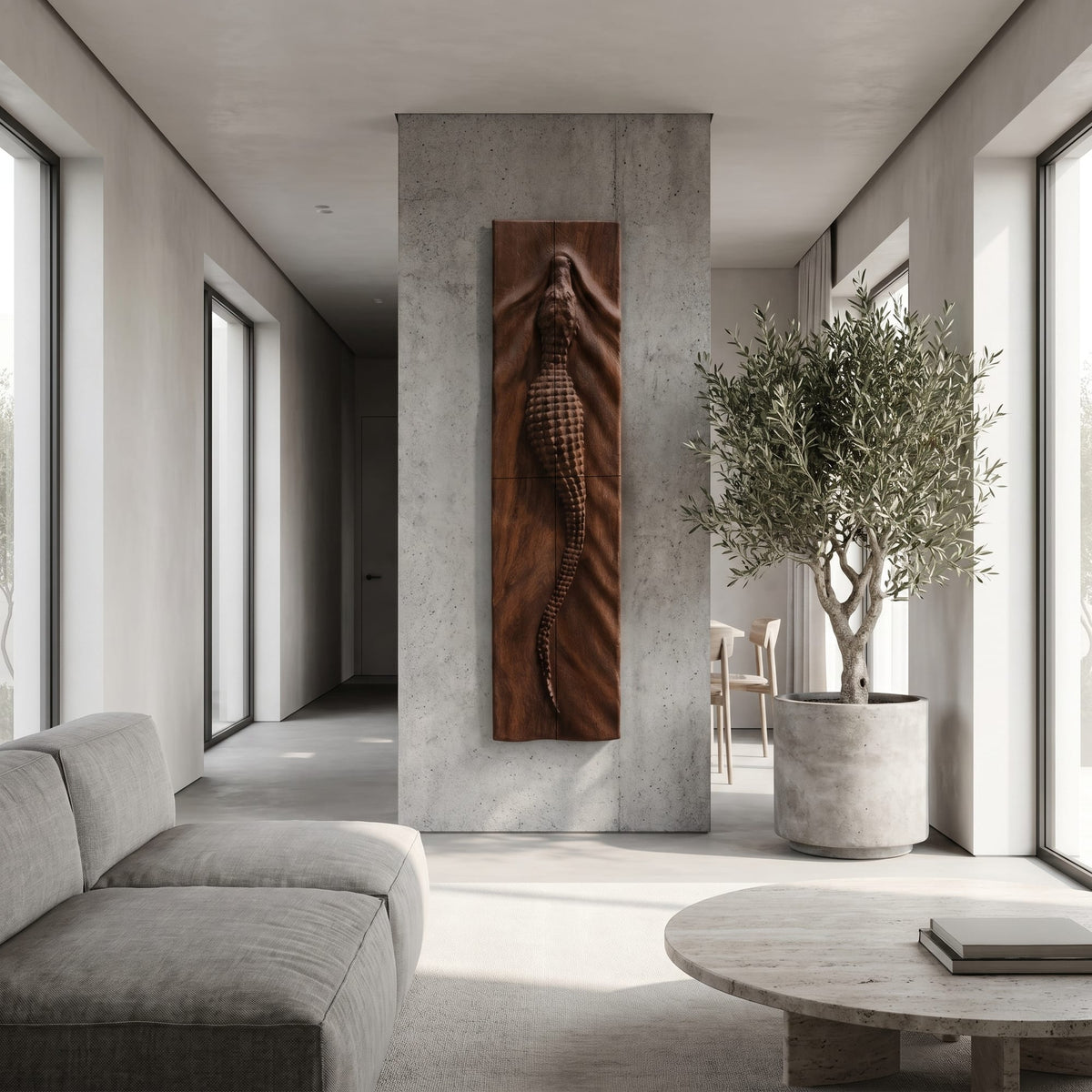 Sculptural Relief Wall Art