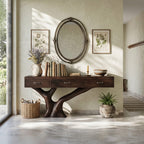Live Edge Modern Foyer Console Table