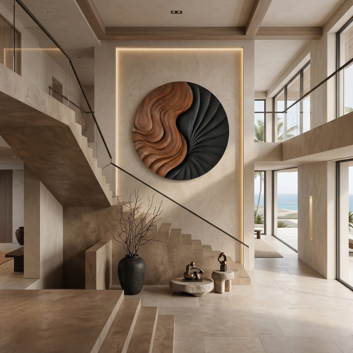 Large Geometric Wall Art