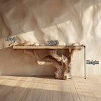 Abstract Foyer Console Table