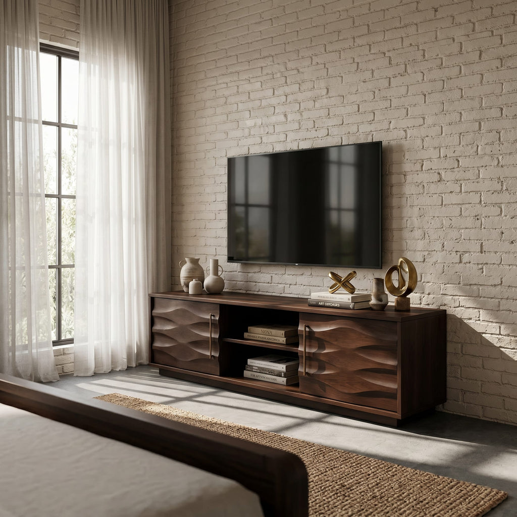 Curved Arched TV Cabinet