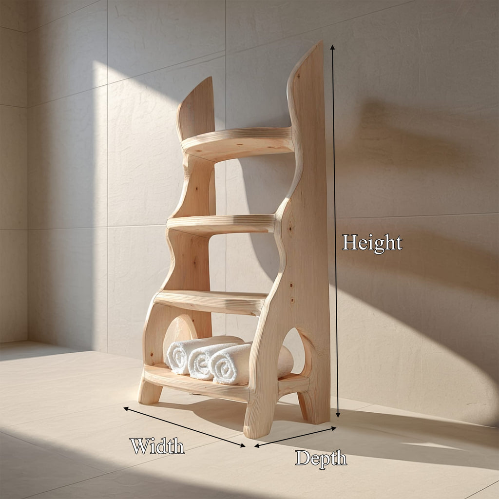 Storage Stand Bath Shelf