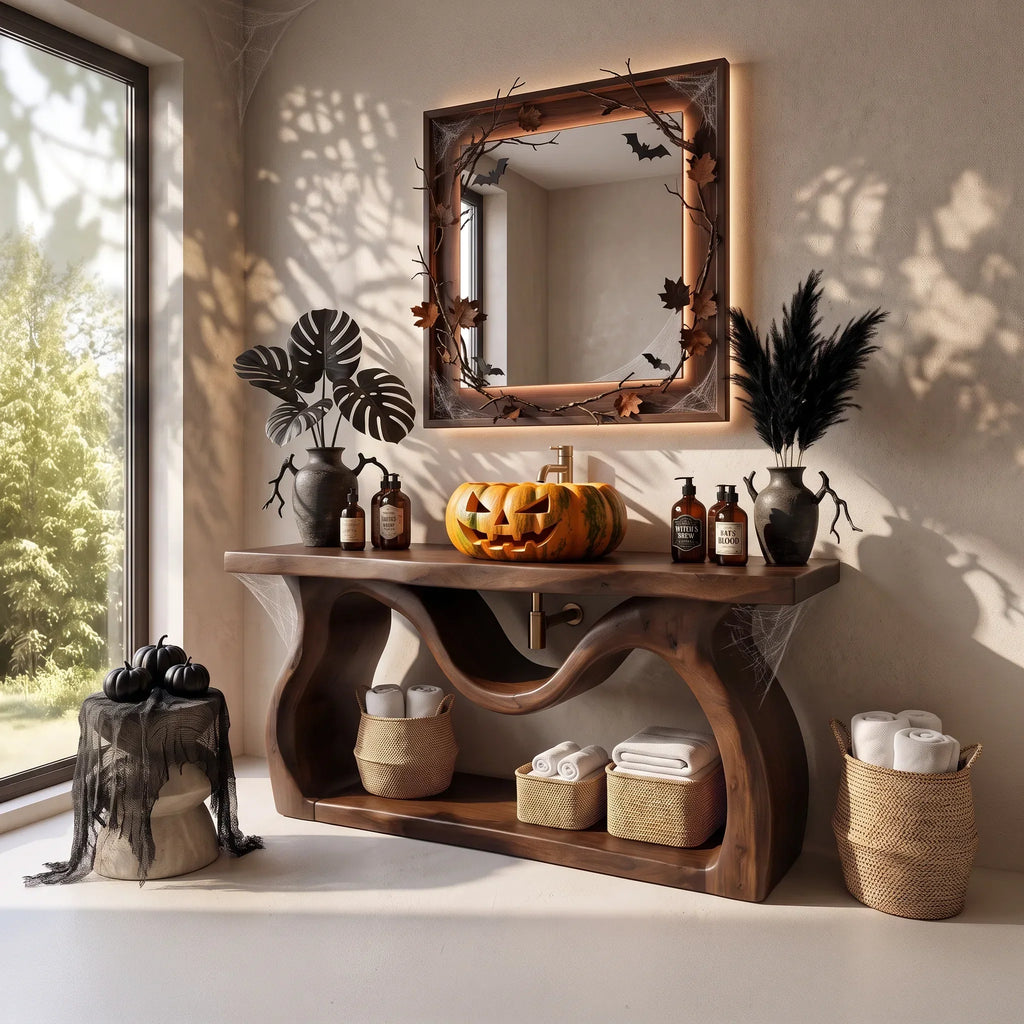 Modern Bathroom Vanity Cabinet Ensuite, solid wood, built to order
