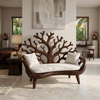 Modern Coral Bench