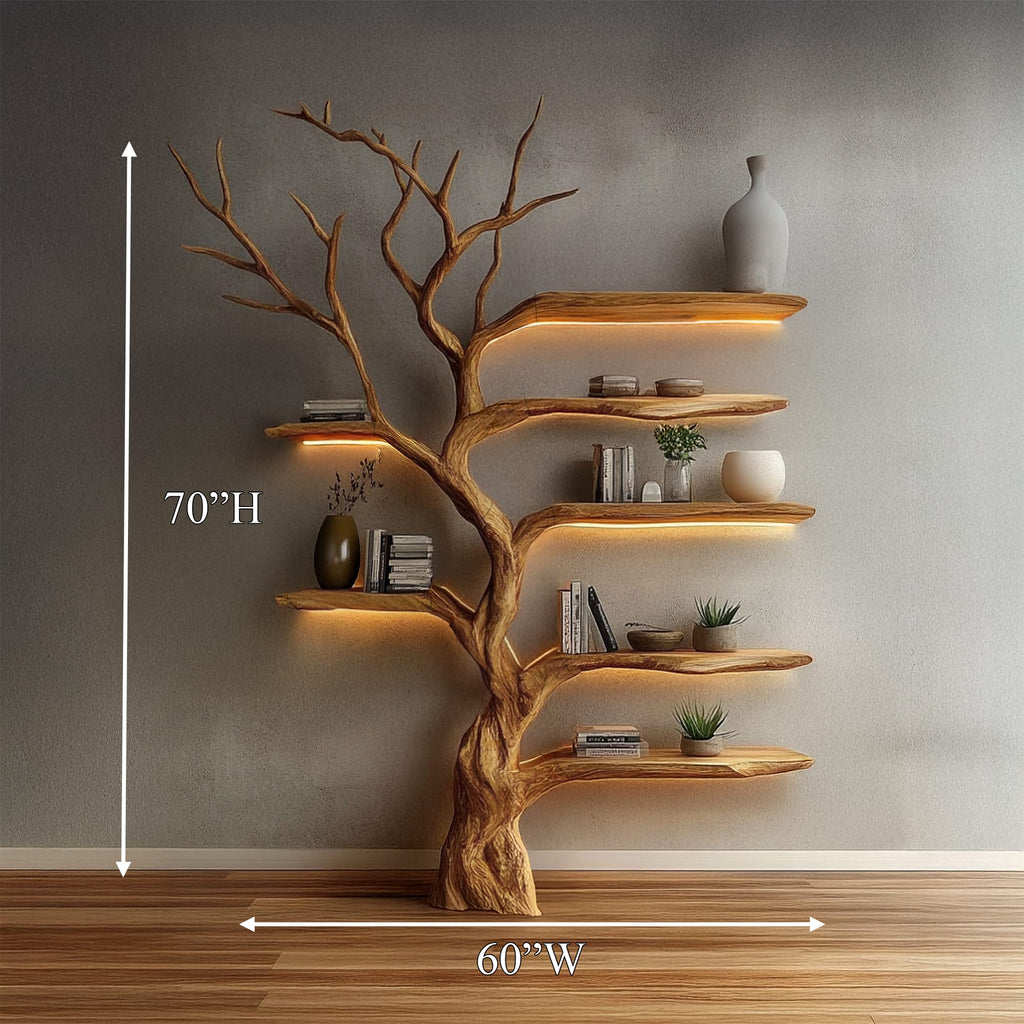 Organic Book Sculptural Tree Bookshelf