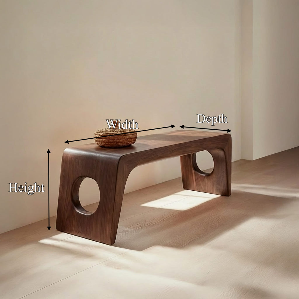 Sculptural Minimal Bench