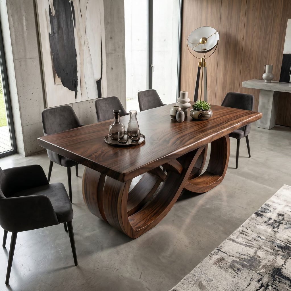 Solid Entertaining Dining Table