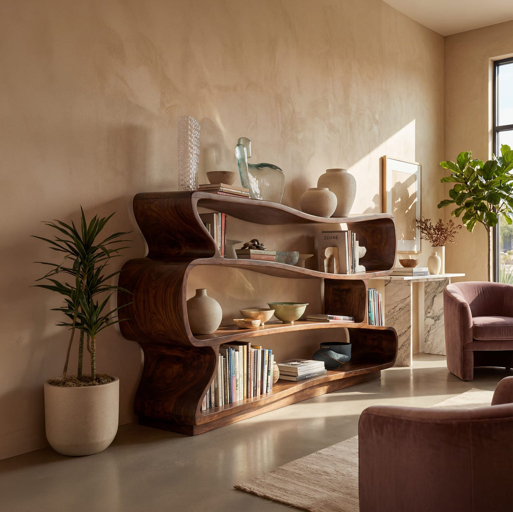 Minimal Multi-tier Bookshelf