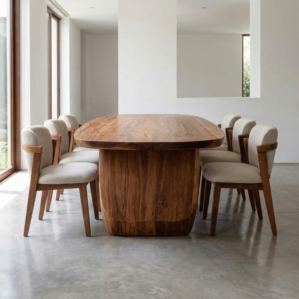 Mid Century Organic Dining Table