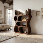 Artisan Organic Wooden Display Shelf, solid wood, built to order