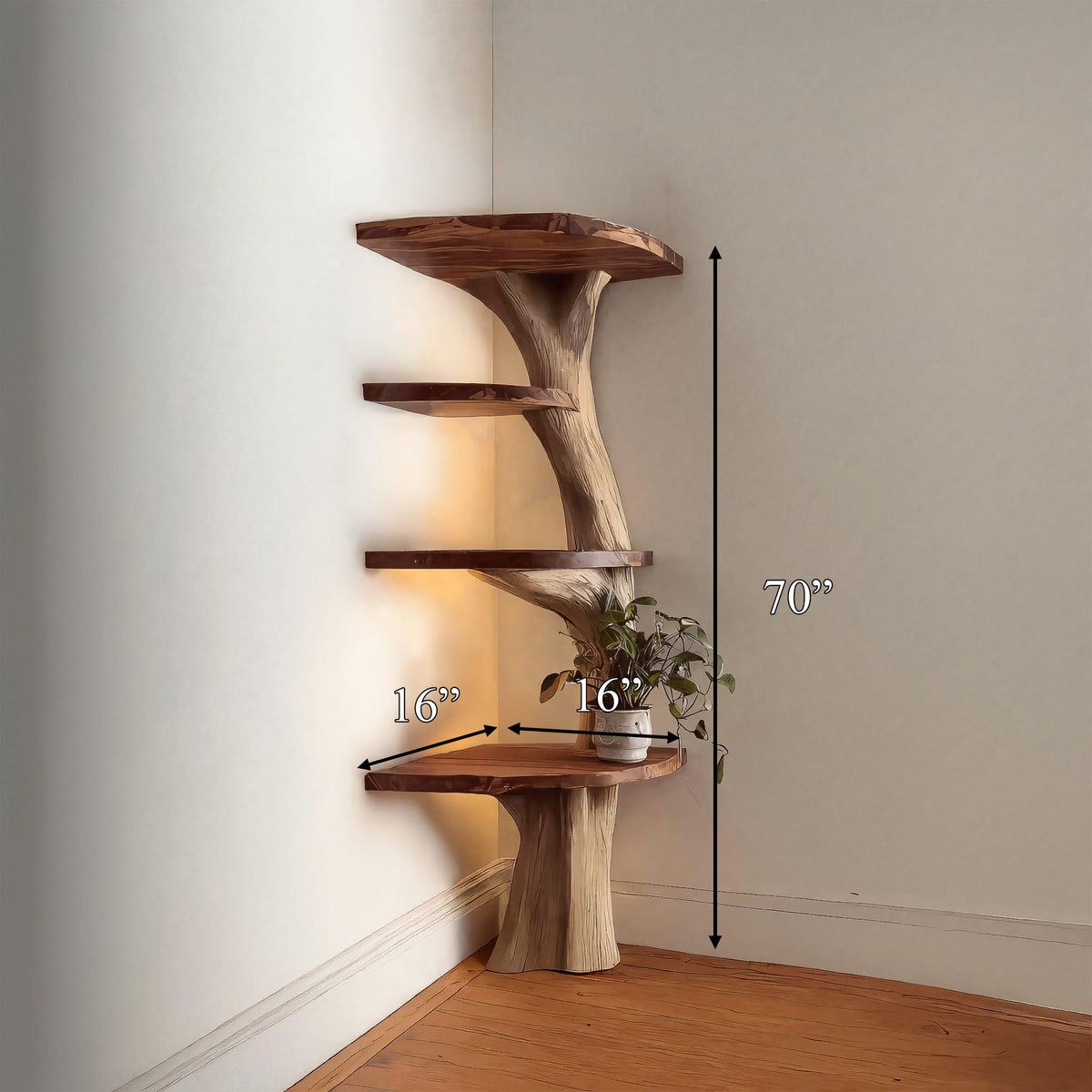 Unit Floating Tree Bookshelf