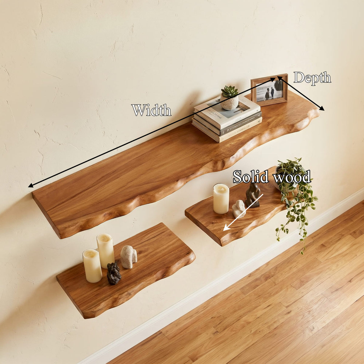 Minimal Modern Floating Shelf