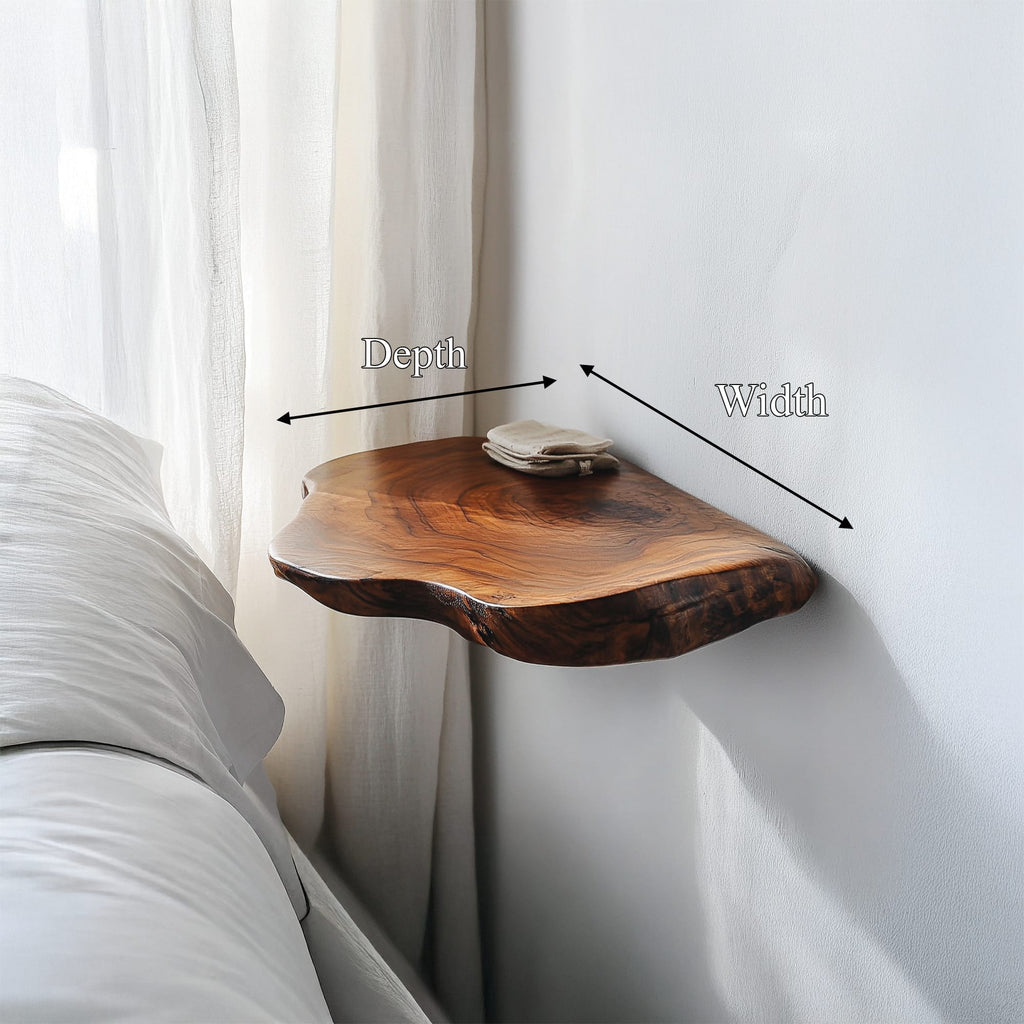 Floating Bedside Wall Shelf