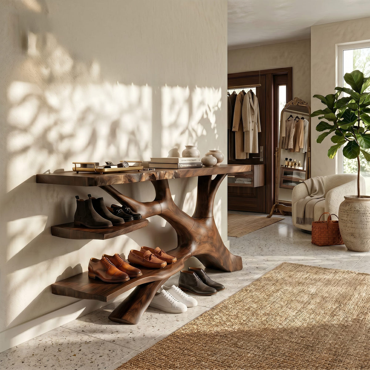 Closet Storage Wall Shelf
