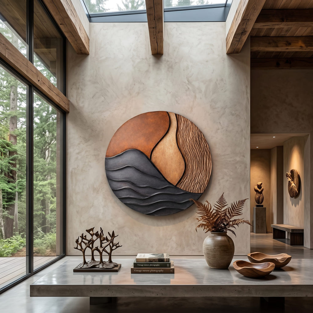 Mid Century Block Wall Art