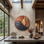 Mid Century Block Wall Art