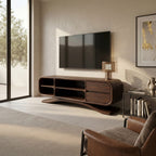 Sculptural Hand-carved TV Cabinet