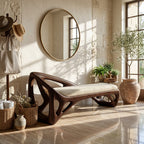 Live Edge Dining Bench Rustic, solid wood, built to order