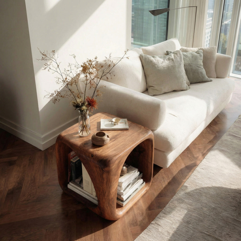Sculptural Hollow Nightstand