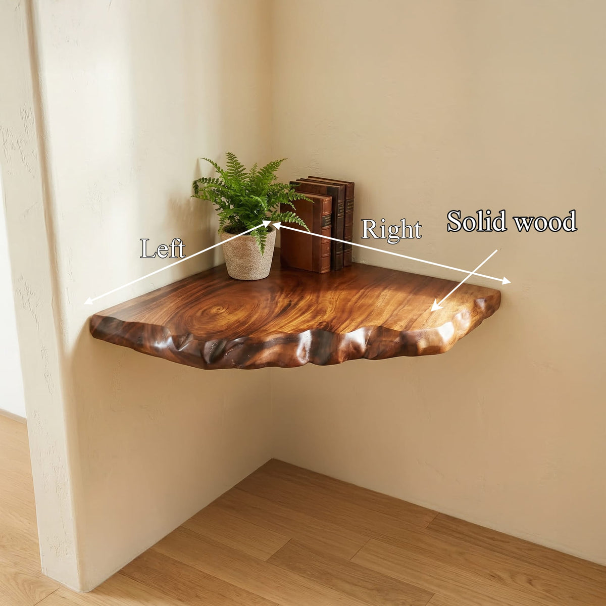 Decorative Solid Wall Shelf