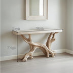 Rustic Console Table Living Room and Hallway, solid wood, built to order