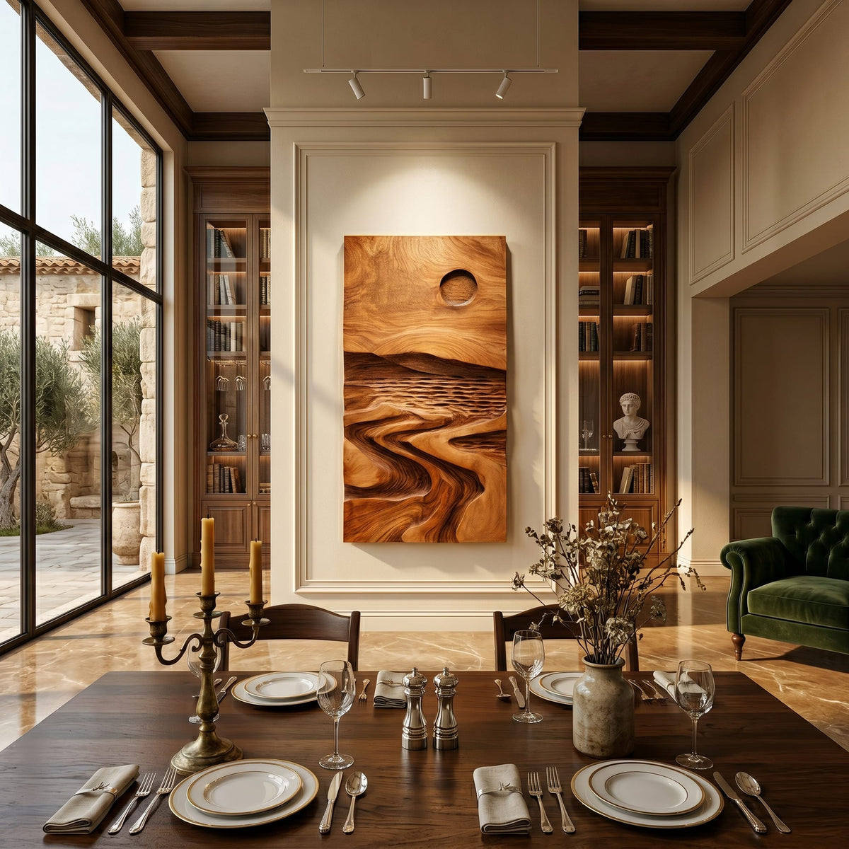 Grain Wave Wall Art
